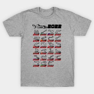2022 Race Calendar T-Shirt